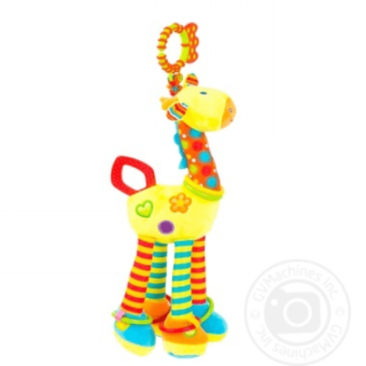 Іграшка-підвіска Baby Team Pendant Toy Giraffe з брязкальцем - image-0